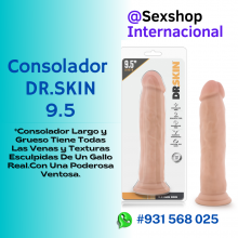 DR.SKIN 9.5 CONSOLADOR LARGO Y GRUESO SEXSHOP PTE PIEDRA